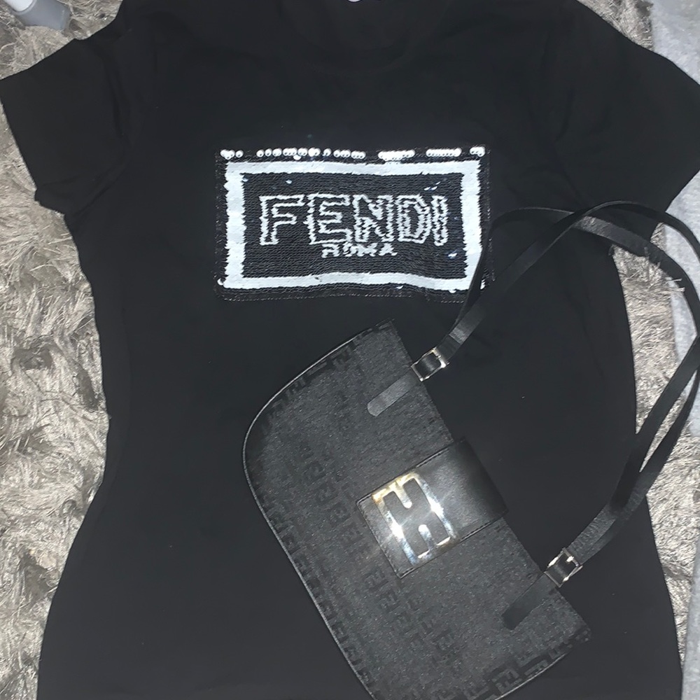 Fashion bundle top & mini shoulder bag
